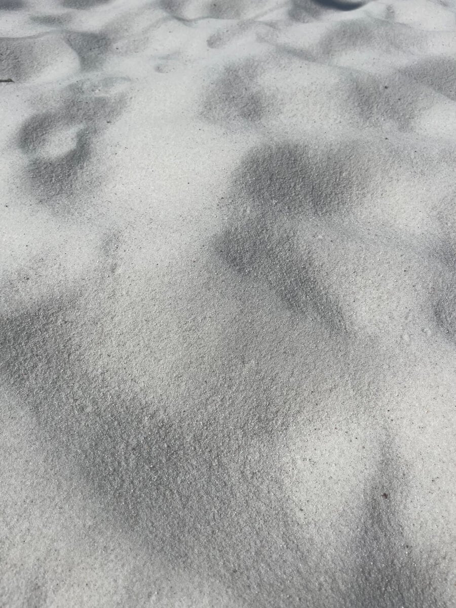 sable de plage blanc